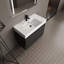 Meuble-lavabo sur pied 36 po avec lavabo en résine, armoire de rangement avec portes à fermeture douce-1725462940