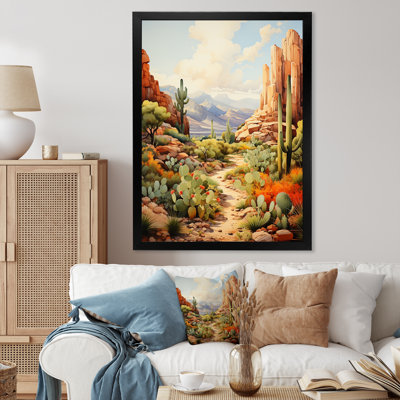 Dipaydran, Mexique, cactus, oasis, empâtement I - impression