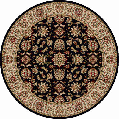 Tapis noir / ivoire Northgate