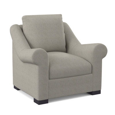 Canyon Sunbrella® and Boucle Armchair