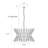 Eadric 3 - Light Unique Drum Chandelier with Beaded Accents