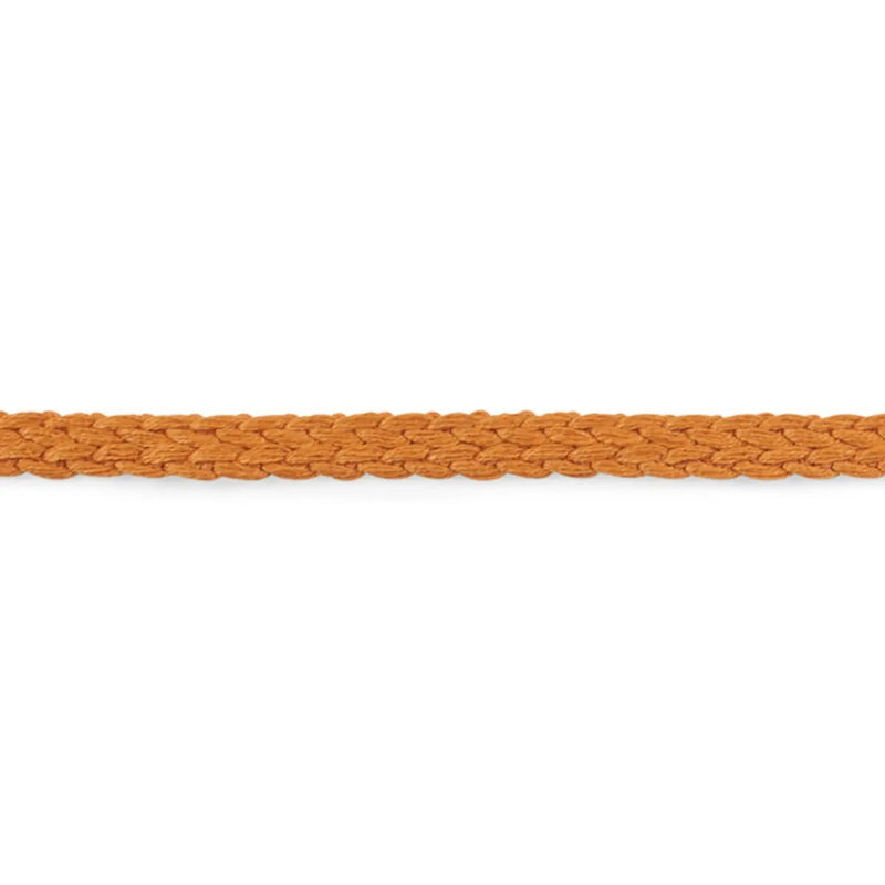 Braided Linen Tape Narrow, Orange