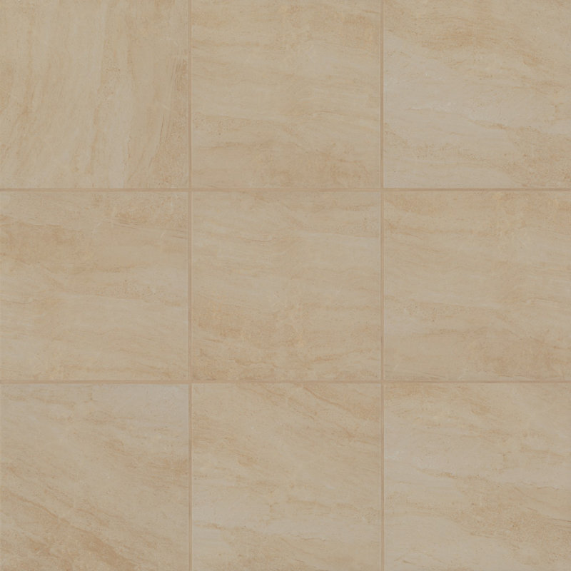 Riviera 13.8125" x 13.8125" Ceramic Wall & Floor Tile, Brown