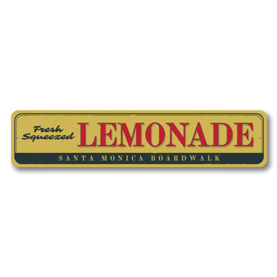 Lemonade Custom Aluminum Sign