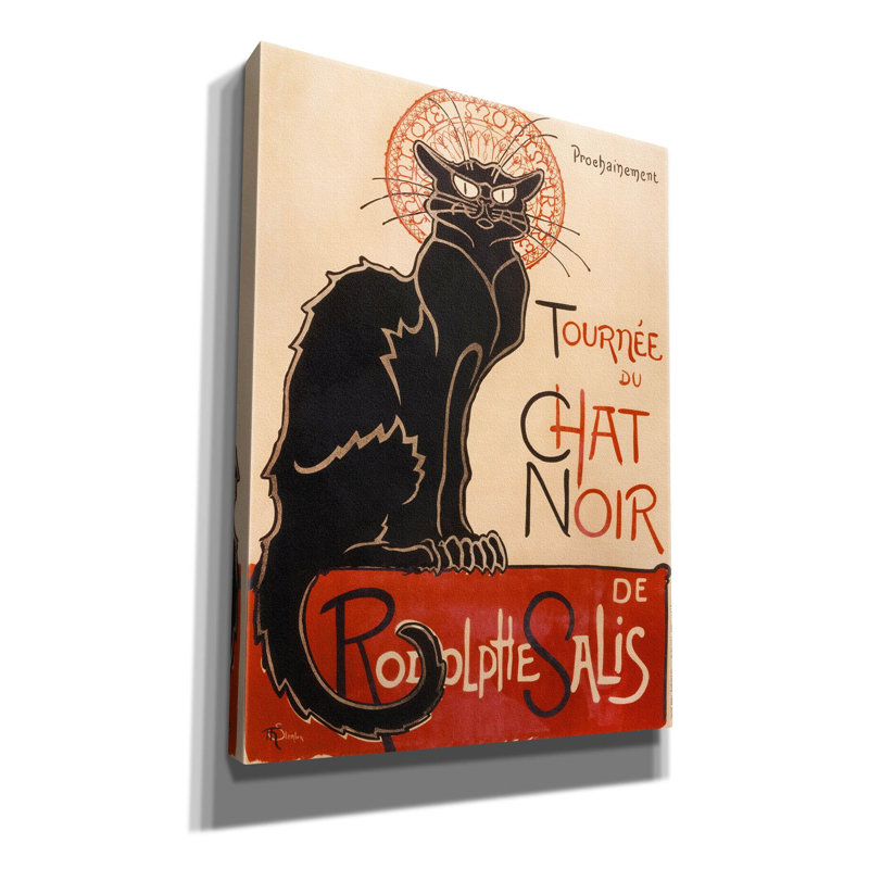 «Imamah Chat Noir» par Theophile Alexandre Steinlen, H 16 po x l 12 po x P 0,75 po