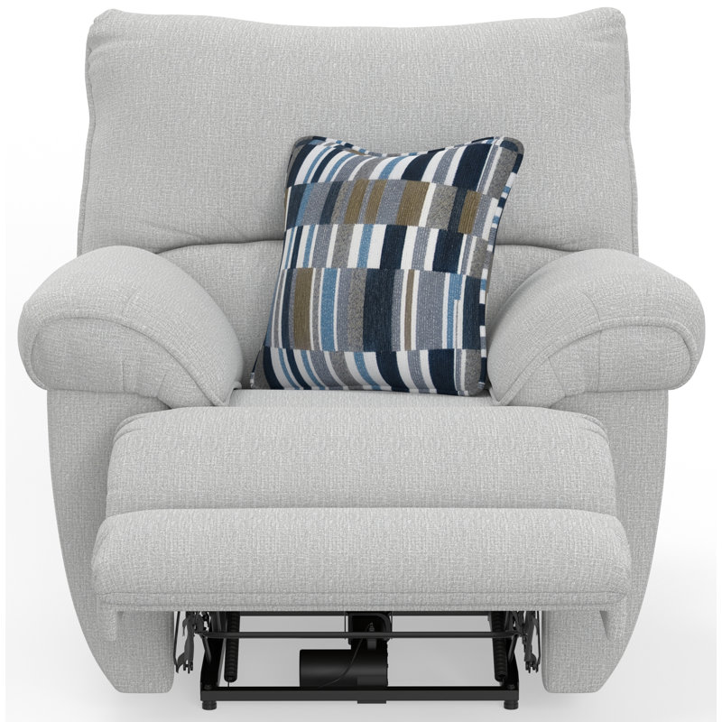 Fauteuil inclinable électrique Harton, Blanc