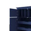 Garde-manger autoportant 40 po x 18 po x 72,6 po Farmhouse - 4 portes, plateaux coulissants, tiroirs, rangement pour moules à gâteaux, bleu-1314093227