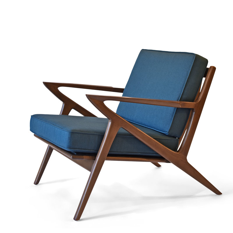 Fauteuil de 26 po de large Zach, Bleu