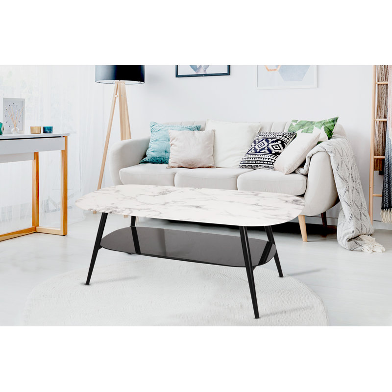 Abdel Four Leg Coffee Table with Storage