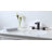 KES 8'' Brushed Gold Bathroom Sink Faucet Widespread cUPC with Supply Hoses and 2 Handles with Drain Assembly-112324562