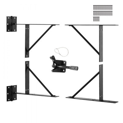 VEVOR Black Iron Gate Frame