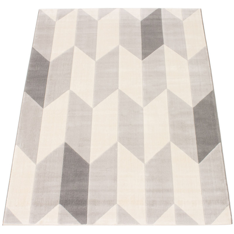 Angulay Geometric Indoor Rug, Rectangle 4'7" x 6'7"