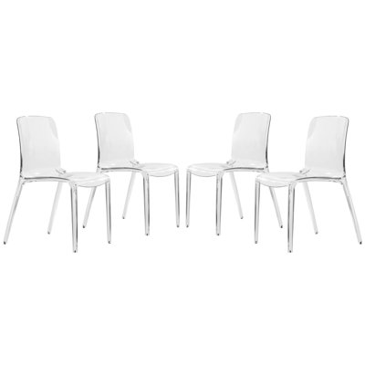 Clear Side Chair - Set of 4