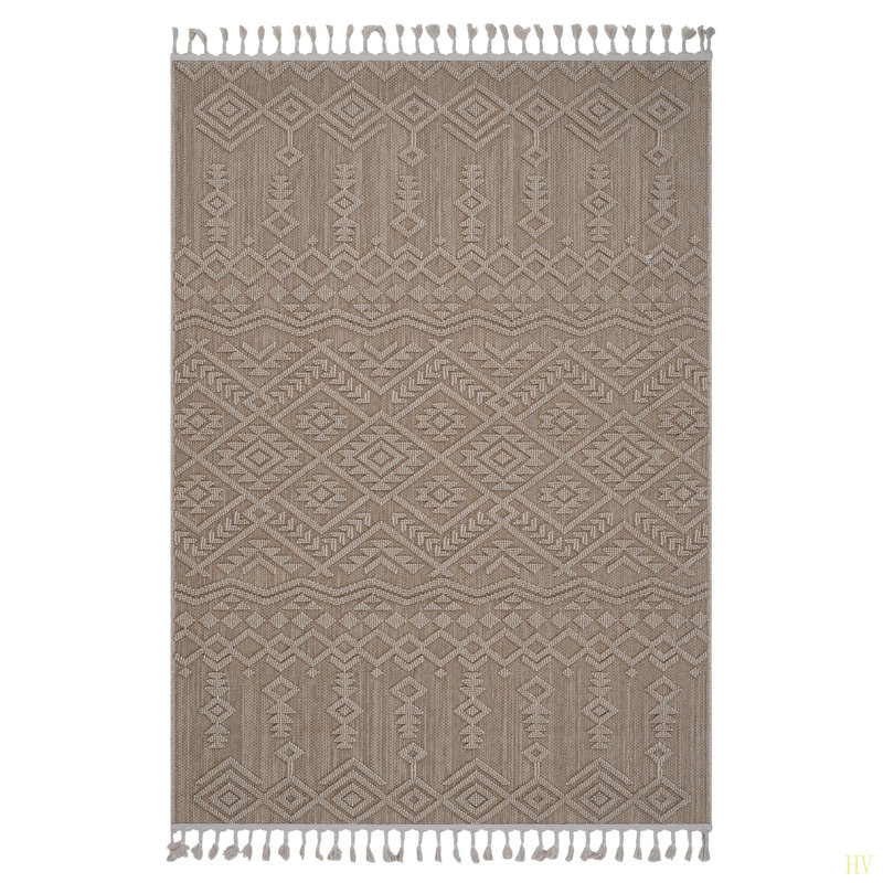 Guros Collection 8X10  Traditional Indoor / Outdoor Area Rug, Rectangle 7'9" x 10'