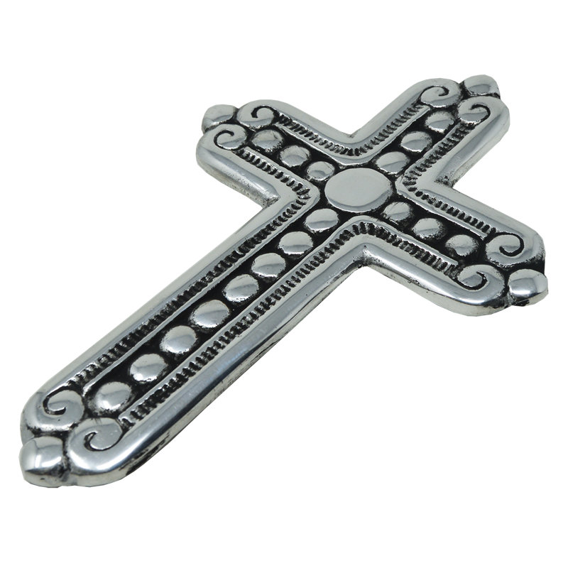 Perles croix étain