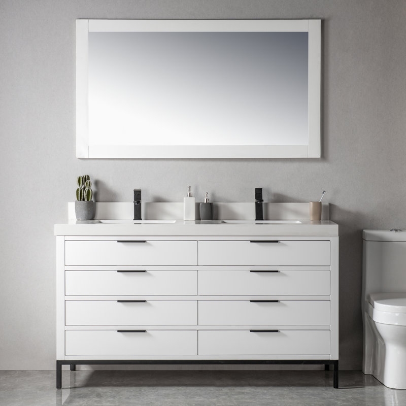 Ensemble de meuble-lavabo double 60 po Jaydenjames