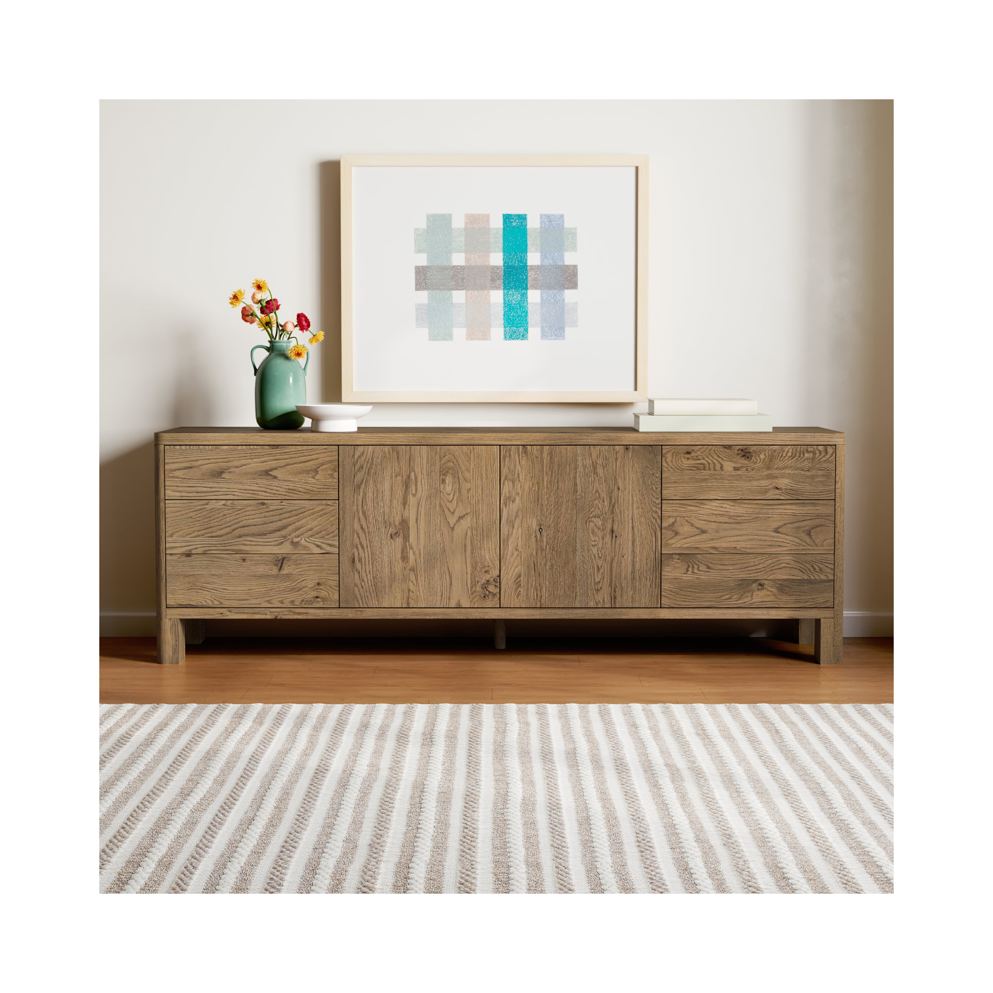 Nemo Media Console, Light Brown