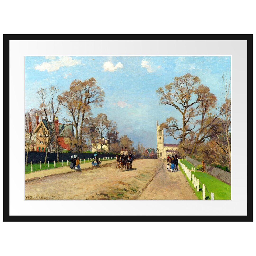 Gerahmter Kunstdruck The Avenue Sydenham von Camille Pissarro