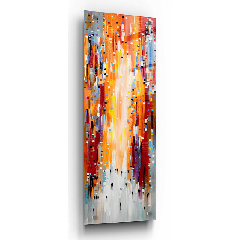 Orange Sky Orange Sky par - impression sans cadre, H 36 po x l 12 po x P 0,2 po