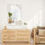 Miroir décoratif blanc rectangulaire en bois massif ondulé 20 po x 30 po-1541886911-1539636811