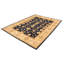 Tapis unique en laine noué à la main bleu foncé 10 pi 1 po x 13 pi 9 po New Age Chobi
