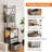 DVD Storage, Mutli 7-Tier DVD Storage Rack And Shelving, DVD Dispaly Shelf, CD Rack Tower, Grey-1752331989