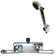 RV/Motorhome Two Handle Non-Metallic Shower Diverter with Matching Hand Held Shower Set