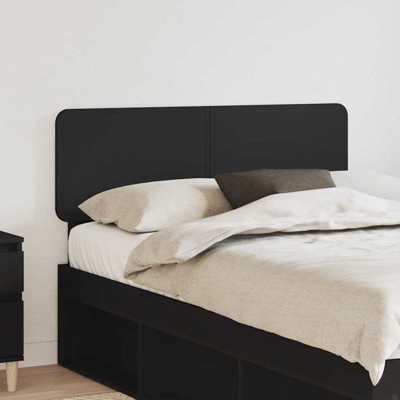 Headboard, EU Double - 135 x 200 cm, Black Oak