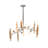 Satara 6 - Light Dimmable Sputnik Modern Linear Chandelier