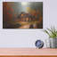 'Fall Cottage', Metal Wall Art-1651883640