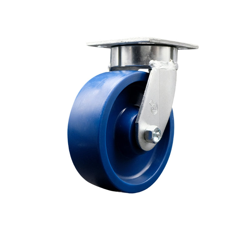 Kingpinless Solid Swivel Top Plate Caster