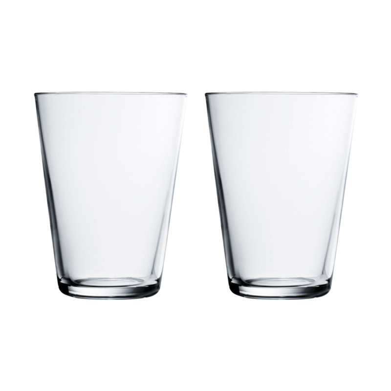 Littala Kartio 14 oz. Drinking Glass, Clear