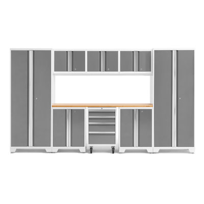 Bold Series 9 Piece 76.75'' H x 132'' W x 18'' D Garage Storage Cabinet Set