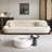 Creamy white Polyester Standard Modern sofa-661590084