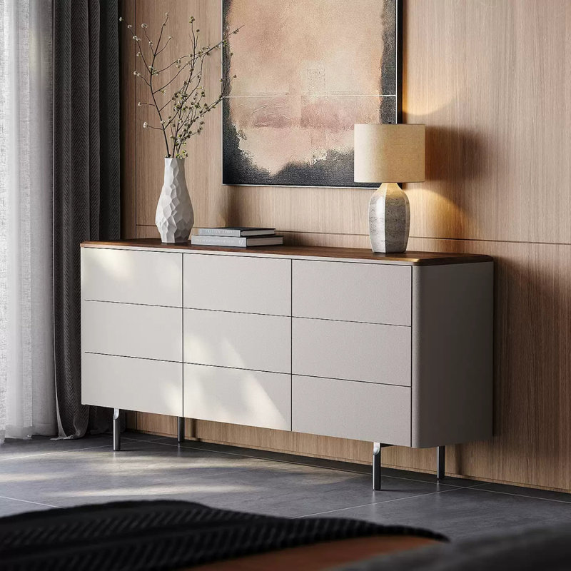 Household Multi-Drawer Sideboard, 33.46" H x 78.74" W x 15.75" D