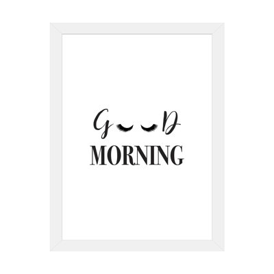 Good Morning Lash - impression d'art textuel