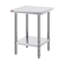 Stainless Steel Commercial Kitchen Work Food Prep Table 24"X 24"