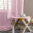 Pom Pom Voile Rod Pocket Sheer Curtains-1843391292-1843391291