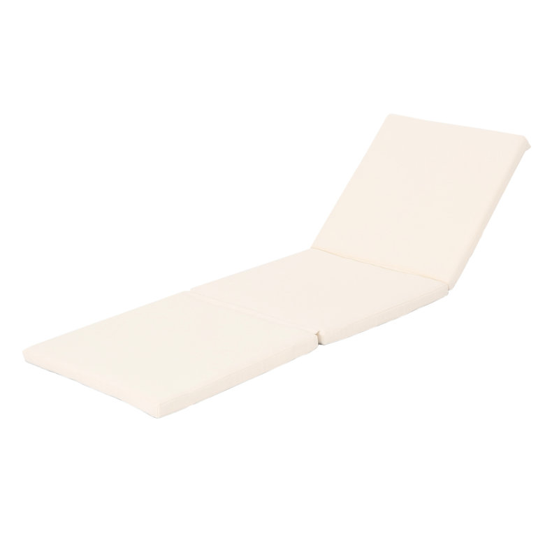 Cream Outdoor Glider Lounge Pad, Water - 77.81"D X 25.92"W 2.05"H, No Assembly Required For A Comfortable Ride Conservatory Cushion In Water-, Needed