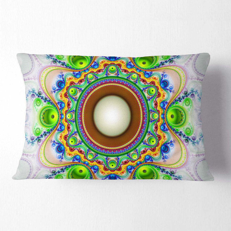 Coussin lombaire abstrait