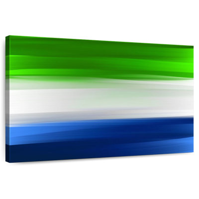 Drapeau de la Sierra Léone flou