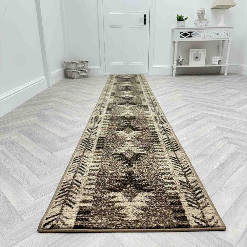 Runner Geometric Area Rug, Runner 60 x 150 cm