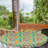 Bungalow Rose Retro Fitted Round Tablecloth Multicolor-769311566