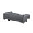 Upholstered Sofa With Chaise And Ottoman