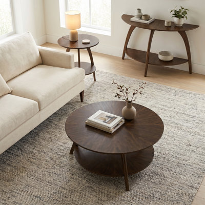 Table de bout à trois pieds avec rangement Atreu