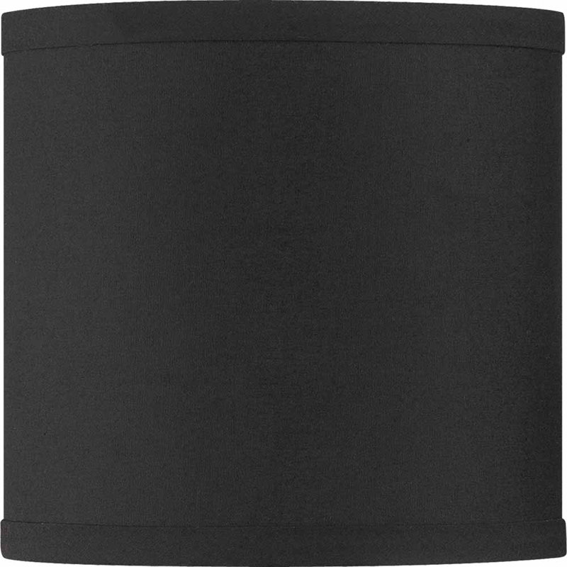 6"H x 6"W Black Paper Drum Pendant and Wall Sconce Shade