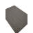 Bowersock Power Loom Nylon Gray Area Rug-1218132283