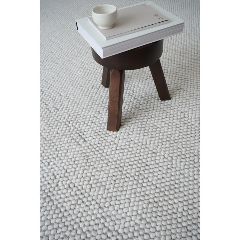 Off White Tact Rug, Rectangle 5'5" x 7'8"