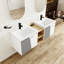 Meuble-lavabo mural 60 po avec lavabo Raika