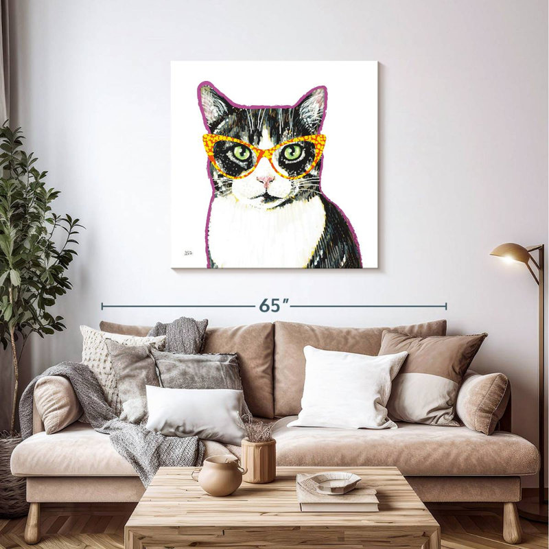 Crowle Bespectacled Pet I, 39" H x 39" W